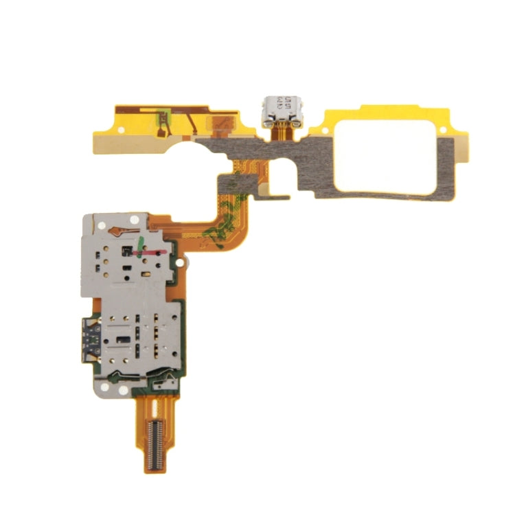 For Vivo X5Max V & X5Max+ Charging Port Flex Cable + SIM Card Reader Contact - Flex Cable by PMC Jewellery | Online Shopping South Africa | PMC Jewellery | Buy Now Pay Later Mobicred