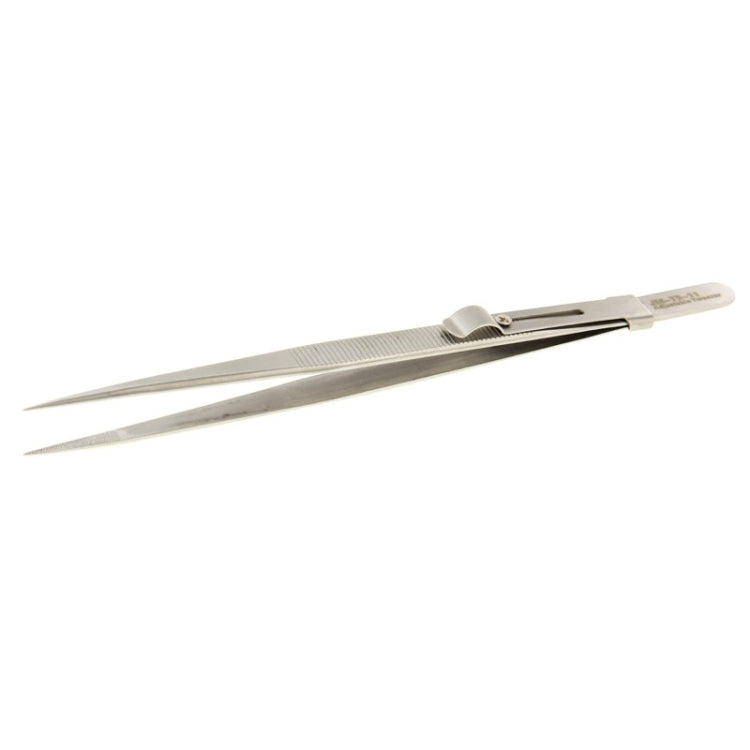 JAKEMY JM-T9-11 Adjustable Straight Tweezers(Silver) - Tweezers by JAKEMY | Online Shopping South Africa | PMC TechLife