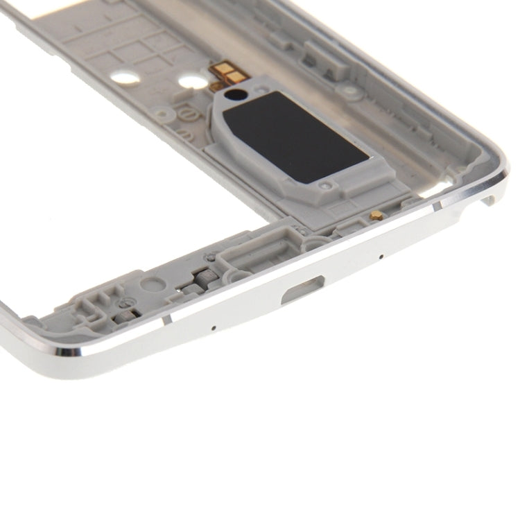 For Galaxy Note 4 / N910V Middle Frame Bezel Back Plate Housing Camera Lens Panel with Speaker Ringer Buzzer and Earphone Hole (White) - Frame Bezel Plate by PMC Jewellery | Online Shopping South Africa | PMC Jewellery | Buy Now Pay Later Mobicred