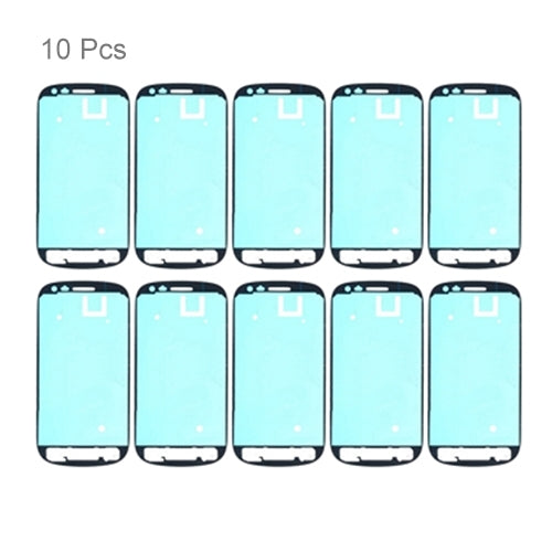 For Galaxy SIII mini / i8190 10pcs Front Housing Panel Adhesive Sticker - Galaxy S Series Parts by PMC Jewellery | Online Shopping South Africa | PMC Jewellery | Buy Now Pay Later Mobicred