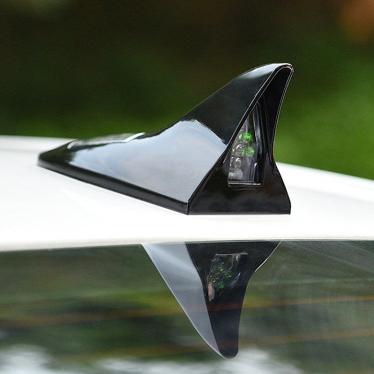 Solar Shark Fin High-positioned Alarm Light(Black) - Warning Lights by PMC TechLife | Online Shopping South Africa | PMC TechLife | Buy Now Pay Later Mobicred