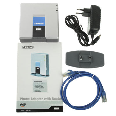 Unlocked LINKSYS SPA2102 VOIP PSTN Phone Adapter with 2x FXS + WAN Port - VoIP Gateway by PMC Jewellery | Online Shopping South Africa | PMC Jewellery | Buy Now Pay Later Mobicred