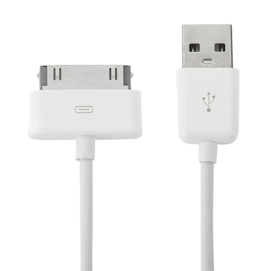 1m 30 Pin to USB Data Charging Sync Cable, For Galaxy Tab 7.0 Plus / Galaxy Tab 7.7 / Galaxy Tab 7 / P1000 / Galaxy Tab 10.1 / P7100 / Galaxy Tab 8.9 / P7300 / Galaxy Tab 10.1 / Galaxy Note 10.1 / Galaxy Note 8.0(White) - Micro USB Cable by PMC Jewellery | Online Shopping South Africa | PMC Jewellery