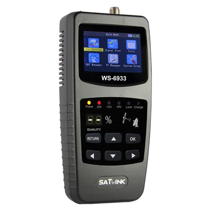 SATLINK WS6933 Portable Digital Satellite Finder Meter, 2.1 inch LCD Colour Screen, DVB-S2/S Signal Pointer(AU Plug) - Satellite Finder by PMC Jewellery | Online Shopping South Africa | PMC Jewellery | Buy Now Pay Later Mobicred