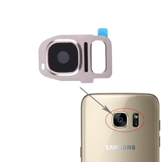 For Galaxy S7 / G930 Rear Camera Lens Cover (Gold) - Galaxy S Series Parts by PMC Jewellery | Online Shopping South Africa | PMC Jewellery | Buy Now Pay Later Mobicred