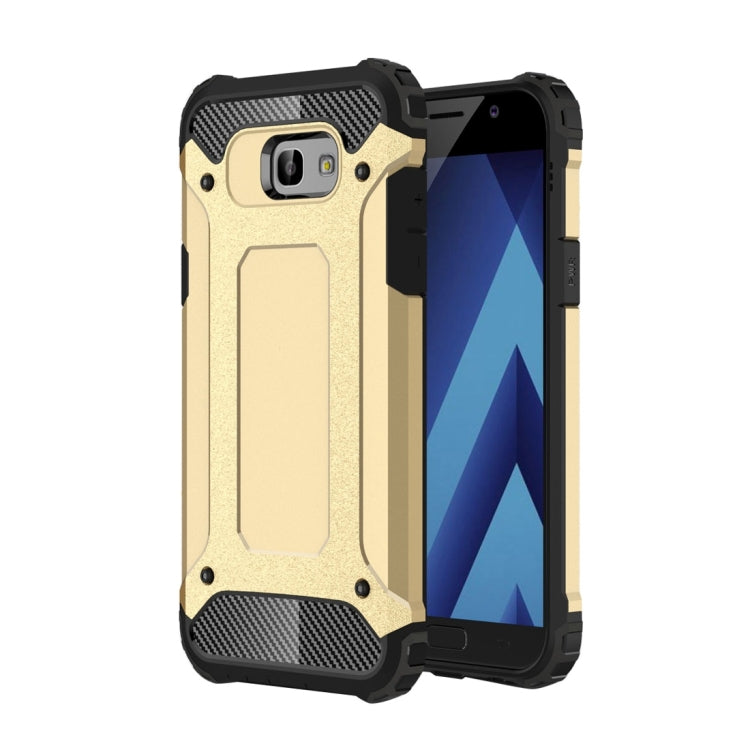 For Galaxy A5 (2017) / A520 Tough Armor TPU + PC Phone Case(Gold) - Galaxy Phone Cases by PMC TechLife | Online Shopping South Africa | PMC TechLife