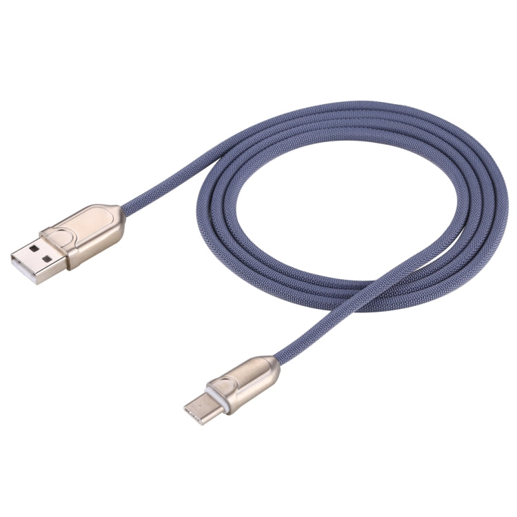 1m 2A USB-C / Type-C to USB 2.0 Data Sync Quick Charger Cable(Blue) - USB-C & Type-C Cable by PMC TechLife | Online Shopping South Africa | PMC TechLife