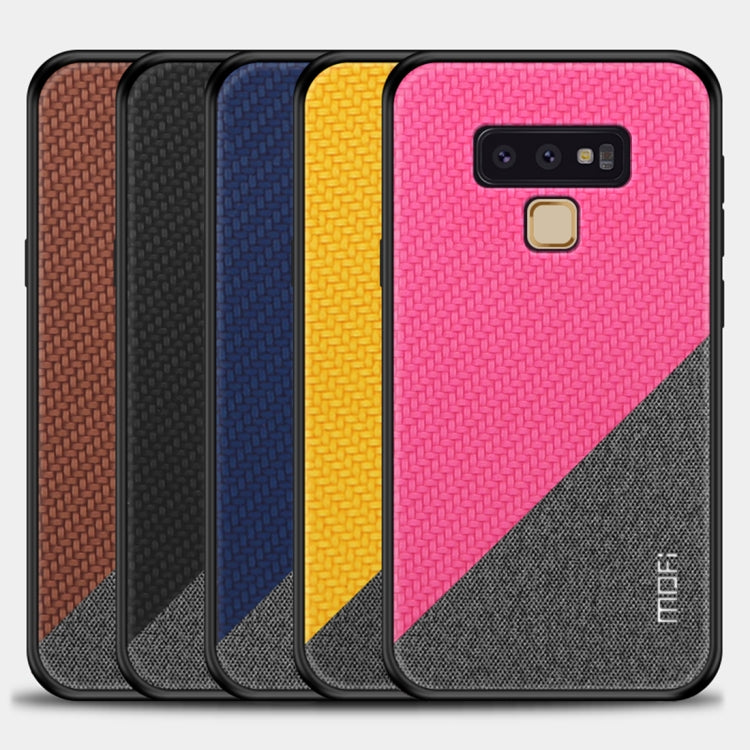 MOFI Honors Series Full Coverage TPU + PC + Cloth Pasted Case for Galaxy Note 9(Black) - Galaxy Phone Cases by MOFI | Online Shopping South Africa | PMC Jewellery