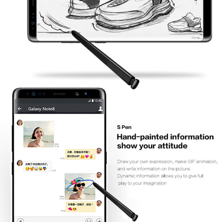 For Galaxy Note 8 / N9500 Touch Stylus S Pen(Grey) - free shipping - PMc TechLife - Order now!