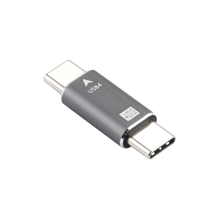 USB-C / Type-C 4.0 Male to Male Plug Converter 40Gbps Data Sync Adapter - Cable & Adapters by PMC TechLife | Online Shopping South Africa | PMC TechLife | Buy Now Pay Later Mobicred