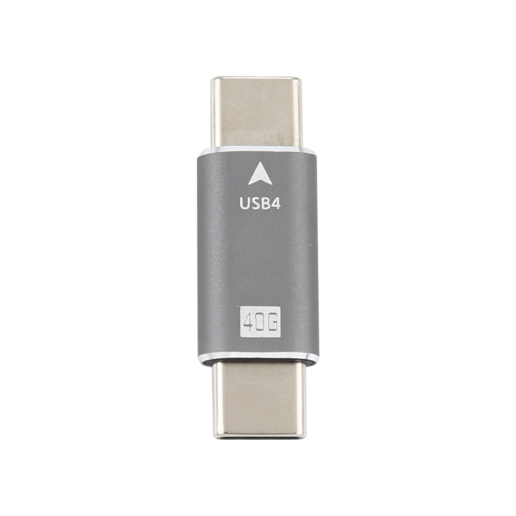 USB-C / Type-C 4.0 Male to Male Plug Converter 40Gbps Data Sync Adapter - Cable & Adapters by PMC TechLife | Online Shopping South Africa | PMC TechLife | Buy Now Pay Later Mobicred