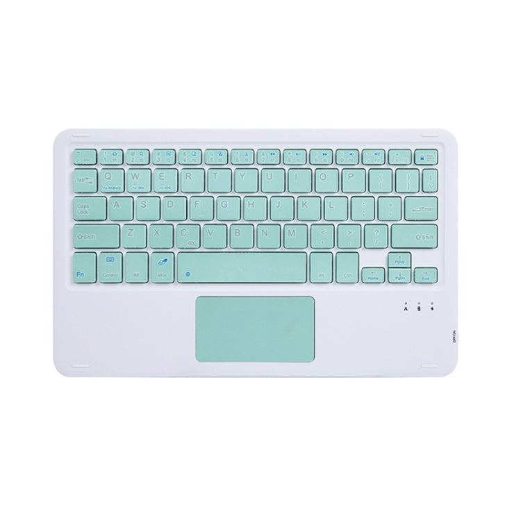 HB119B 10 inch Universal Tablet Wireless Bluetooth Keyboard with Touch Panel (Green) - Universal Keyboard by PMC TechLife | Online Shopping South Africa | PMC TechLife | Buy Now Pay Later Mobicred