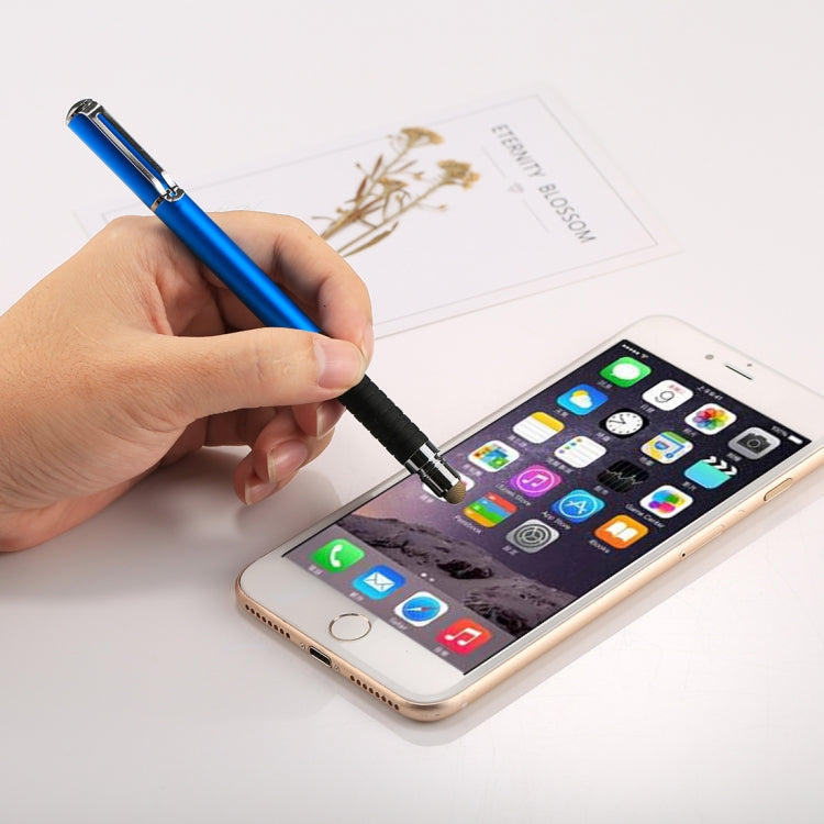 Universal 2 in 1 Multifunction Round Thin Tip Capacitive Touch Screen Stylus Pen, For iPhone, iPad, Samsung, and Other Capacitive Touch Screen Smartphones or Tablet PC(Blue) - free shipping - PMc TechLife - Order now!