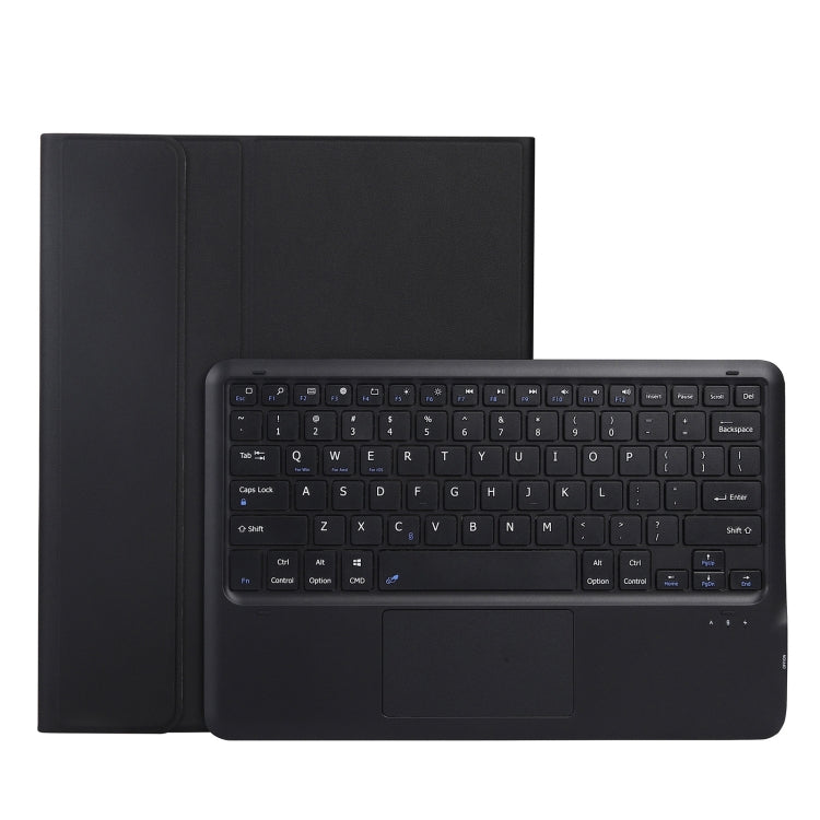 A970B-A Splittable Bluetooth Keyboard Leather Tablet Case for Samsung Galaxy Tab S7 FE T730 T736  & S7+ T970 T975, with Touchpad & Pen Slot & & Holder (Black) - Samsung Keyboard by PMC Jewellery | Online Shopping South Africa | PMC Jewellery