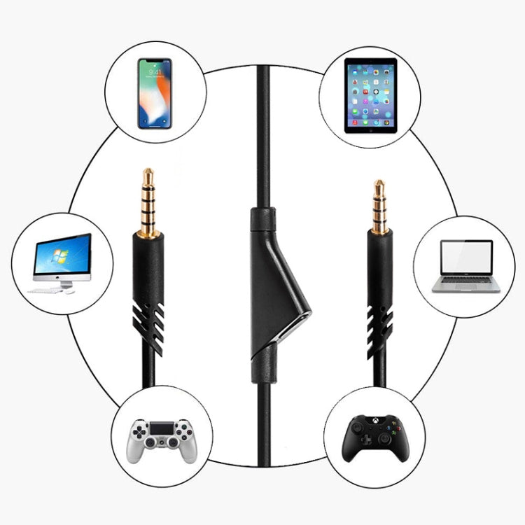 ZS0131 Gaming Headset Audio Cable for Logitech Astro A10 A40 - Headset Accessories by PMC TechLife | Online Shopping South Africa | PMC TechLife | Buy Now Pay Later Mobicred