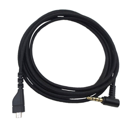 ZS0169 USB Braided Headphone Audio Cable for SteelSeries Arctis 3 / 5 / 7 / Pro(Black) - Headset Accessories by PMC Jewellery | Online Shopping South Africa | PMC Jewellery