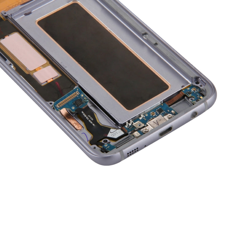 Original LCD Screen and Digitizer Full Assembly with Frame & Charging Port Board & Volume Button & Power Button for Galaxy S7 Edge / G9350(Black) - free shipping - PMc TechLife - Order now!