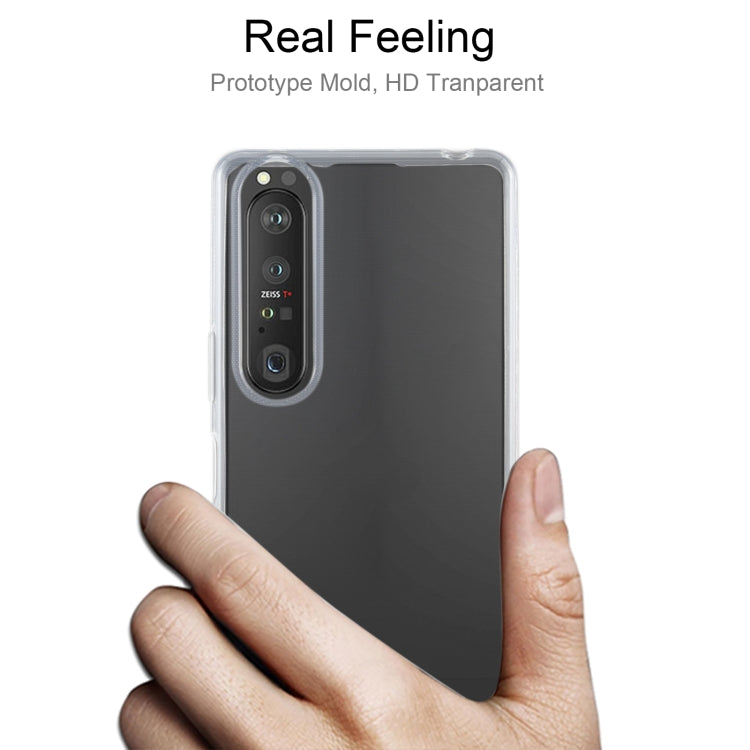 For Sony Xperia 1 III 0.75mm Ultra-thin Transparent TPU Soft Protective Case (Transparent) - Sony Cases by PMC TechLife | Online Shopping South Africa | PMC TechLife