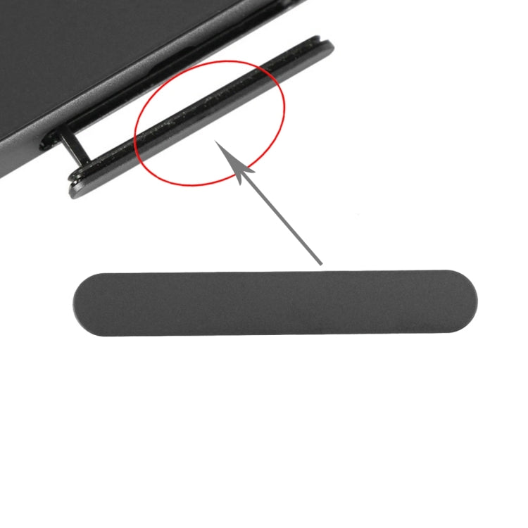 Compact Card Slot Port Dust Plug for Sony Xperia Z5(Black) - Dust Plug by PMc TechLife | Online Shopping South Africa | PMc TechLife | Buy Now Pay Later Mobicred