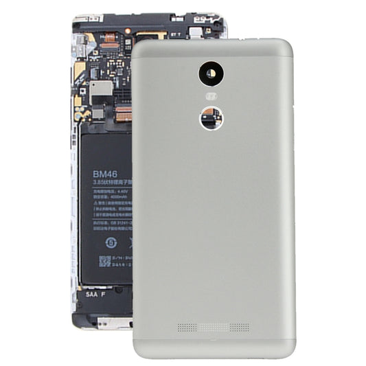 Battery Back Cover  for Xiaomi Redmi Note 3(Silver) - Back Cover by PMC Jewellery | Online Shopping South Africa | PMC Jewellery | Buy Now Pay Later Mobicred