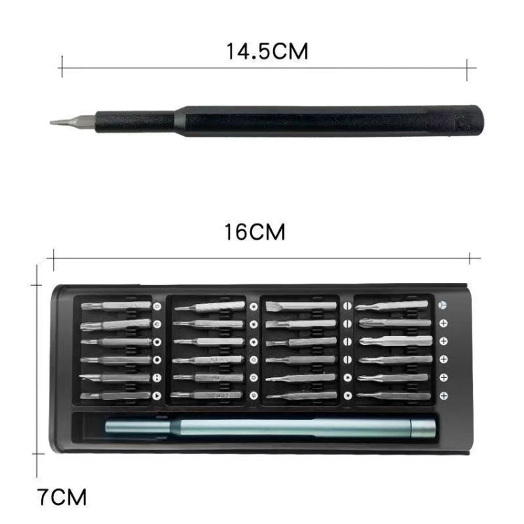 25 in 1 Screwdriver Set Magnetic Repair Tools, Plastic Handle - free shipping - PMC TechLife - Order now!