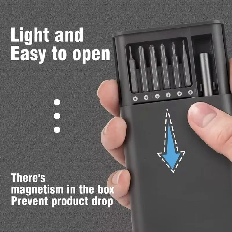 25 in 1 Screwdriver Set Magnetic Repair Tools, Plastic Handle - free shipping - PMC TechLife - Order now!