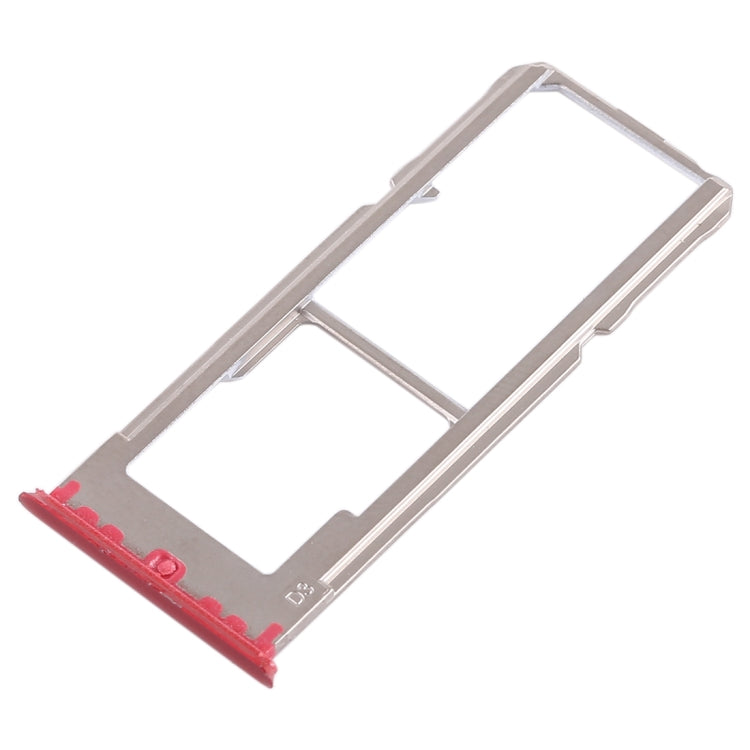 For OPPO A3 2 x SIM Card Tray + Micro SD Card Tray (Red) - Card Socket by PMc TechLife | Online Shopping South Africa | PMc TechLife | Buy Now Pay Later Mobicred
