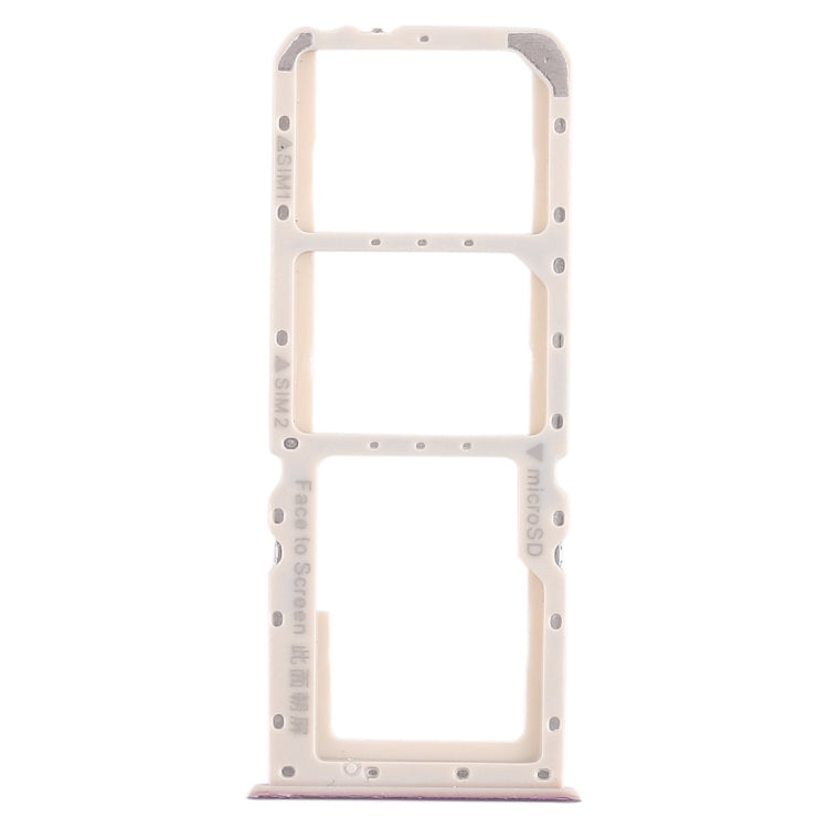 For OPPO A5 / A3s 2 x SIM Card Tray + Micro SD Card Tray (Purple) - Card Socket by PMc TechLife | Online Shopping South Africa | PMc TechLife | Buy Now Pay Later Mobicred