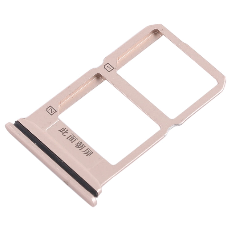 For Vivo X9s Plus 2 x SIM Card Tray (Gold) - Card Socket by PMc TechLife | Online Shopping South Africa | PMc TechLife | Buy Now Pay Later Mobicred