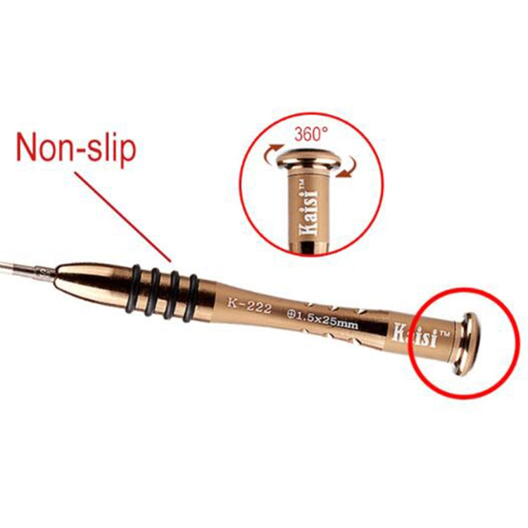 Kaisi K-222 Precision Screwdrivers Professional Repair Opening Tool for Mobile Phone Tablet PC (Phillips: 2.5) - free shipping - PMC TechLife - Order now!