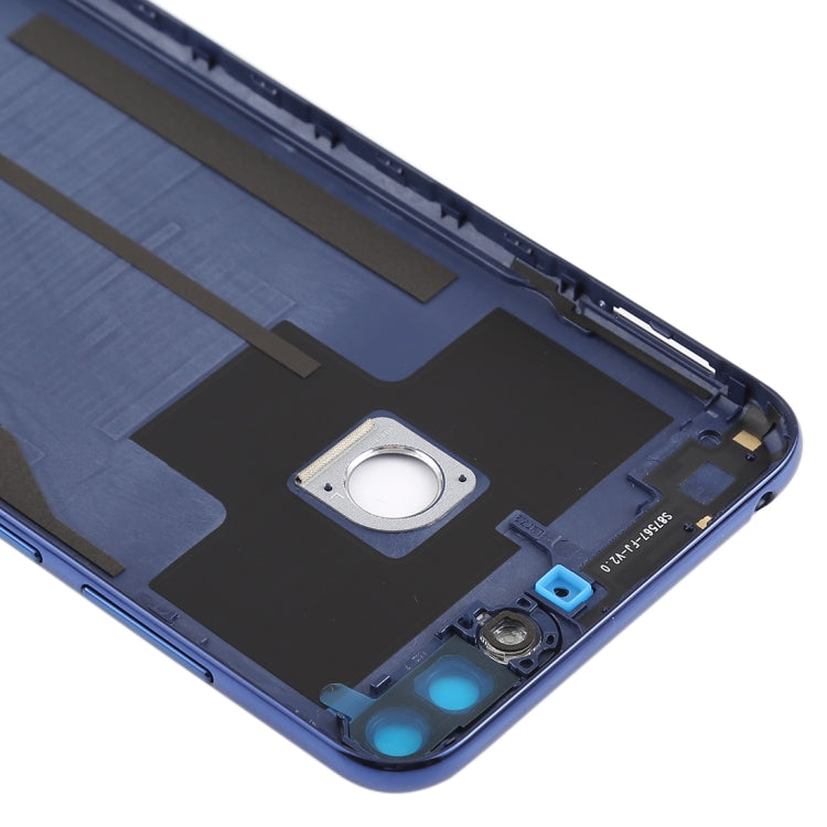 Back Cover with Side Keys & Camera Lens for Huawei Honor Play 7A(Blue) - Back Cover by PMC Jewellery | Online Shopping South Africa | PMC Jewellery | Buy Now Pay Later Mobicred
