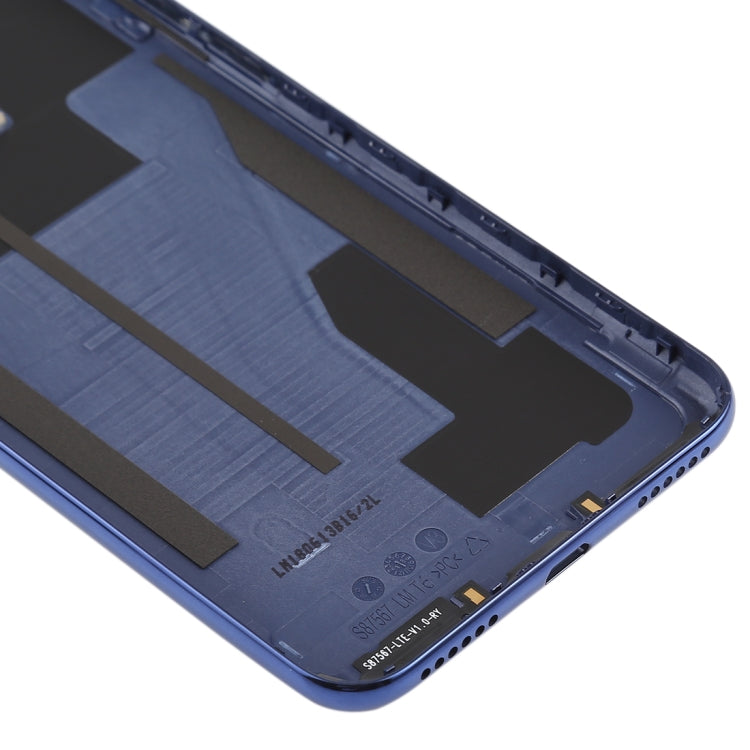 Back Cover with Side Keys & Camera Lens for Huawei Honor Play 7A(Blue) - Back Cover by PMC TechLife | Online Shopping South Africa | PMC TechLife | Buy Now Pay Later Mobicred