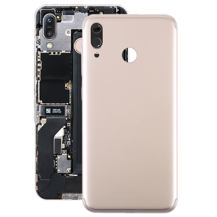 Battery Back Cover with Camera Lens & Side Keys for Asus Zenfone Max (M1) ZB555KL(Rose Gold) - Back Cover by PMC Jewellery | Online Shopping South Africa | PMC Jewellery | Buy Now Pay Later Mobicred