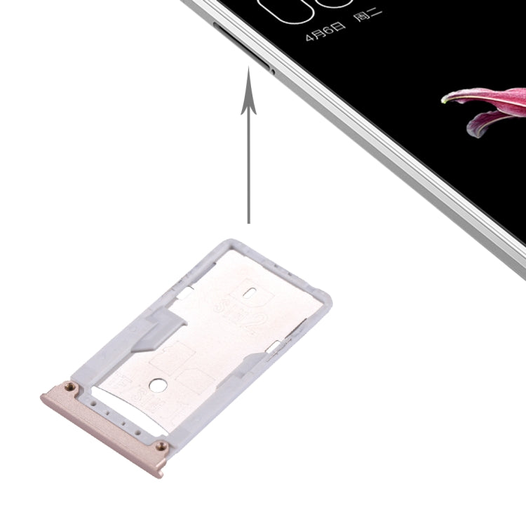 For Xiaomi Mi Max SIM & SIM / TF Card Tray(Gold) - Card Tray by PMc TechLife | Online Shopping South Africa | PMc TechLife | Buy Now Pay Later Mobicred
