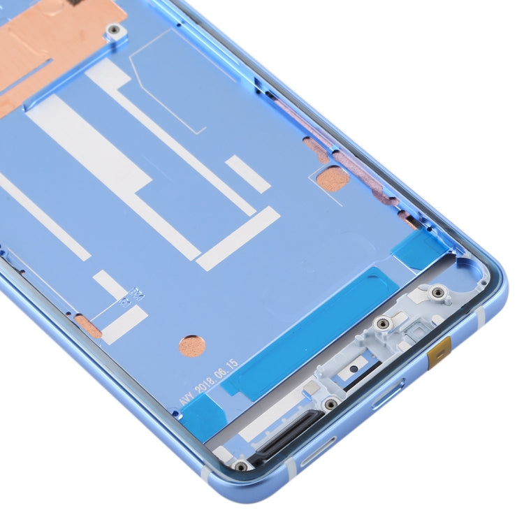 Middle Frame Bezel Plate for HTC U11+ (Blue) - Full Housing Cover by PMC TechLife | Online Shopping South Africa | PMC TechLife | Buy Now Pay Later Mobicred
