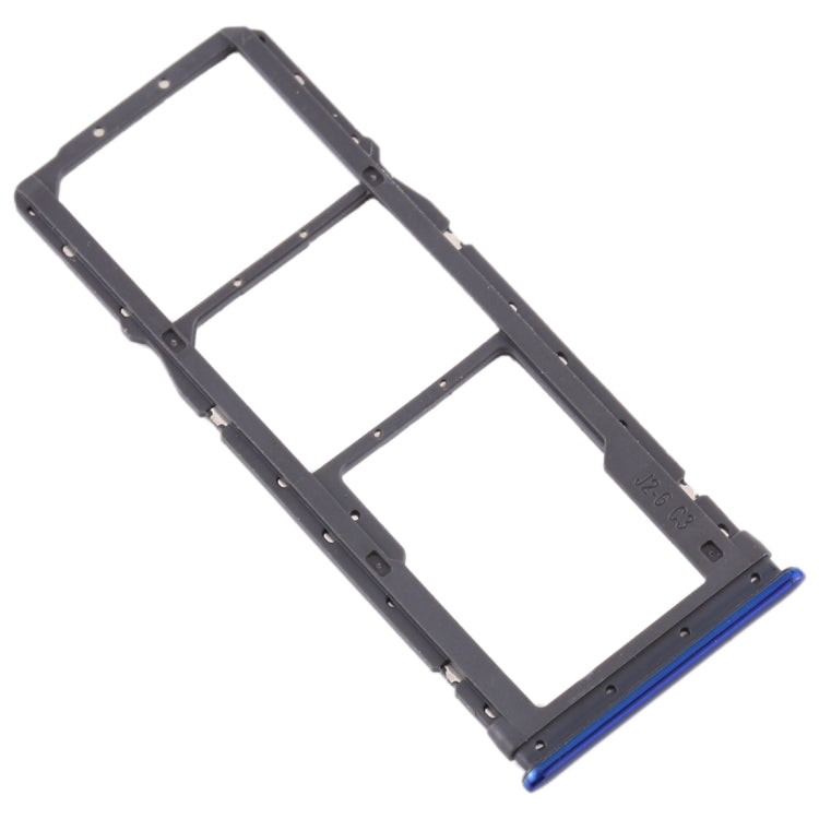 SIM Card Tray + SIM Card Tray + Micro SD Card Tray for Xiaomi Redmi Note 8 (Blue) - Card Tray by PMc TechLife | Online Shopping South Africa | PMc TechLife | Buy Now Pay Later Mobicred