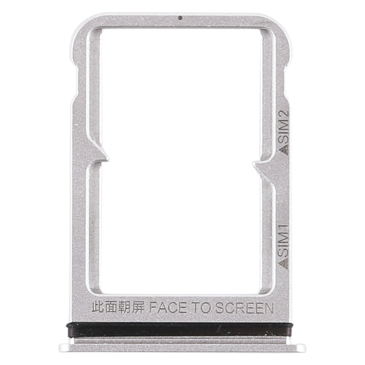 Double SIM Card Tray for Xiaomi Mi 8 (Silver) - Card Tray by PMc TechLife | Online Shopping South Africa | PMc TechLife | Buy Now Pay Later Mobicred