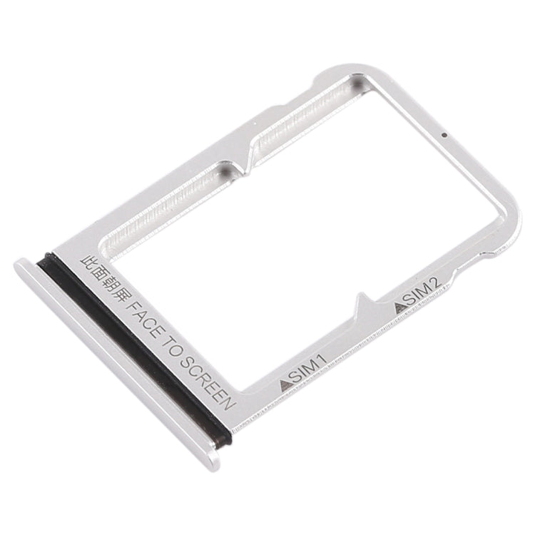 Double SIM Card Tray for Xiaomi Mi 8 (Silver) - Card Tray by PMc TechLife | Online Shopping South Africa | PMc TechLife | Buy Now Pay Later Mobicred