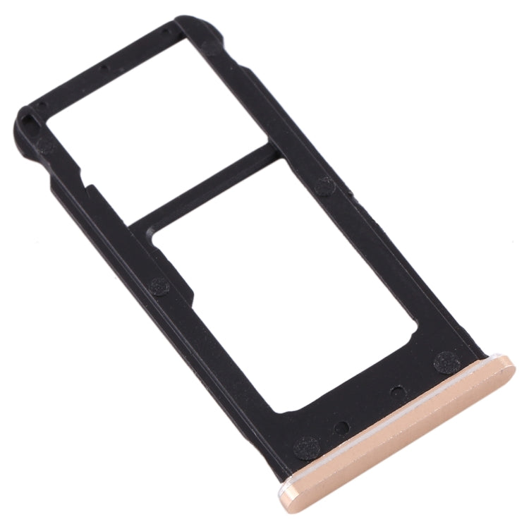 SIM Card Tray + SIM Card Tray / Micro SD Card Tray for Nokia 6.1 / 6 (2018) / TA-1043 TA-1045 TA-1050 TA-1054 TA-1068 (Gold) - Card Tray by PMC Jewellery | Online Shopping South Africa | PMC Jewellery