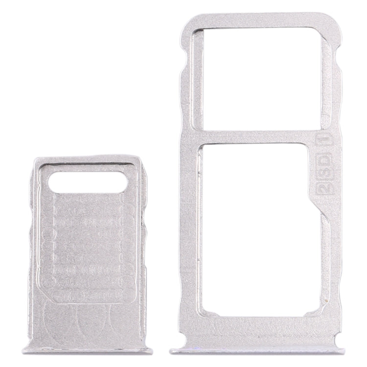 SIM Card Tray + SIM Card Tray + Micro SD Card Tray for Nokia 3.1 Plus (White) - Card Tray by PMc TechLife | Online Shopping South Africa | PMc TechLife | Buy Now Pay Later Mobicred