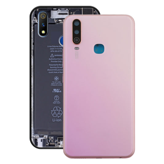 For Vivo Y3 Battery Back Cover with Camera Lens (Pink) - Back Cover by PMC Jewellery | Online Shopping South Africa | PMC Jewellery | Buy Now Pay Later Mobicred