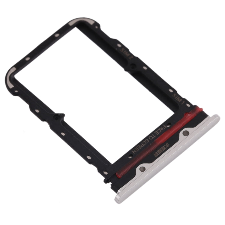 SIM Card Tray + SIM Card Tray for Xiaomi Mi CC9 Pro/Mi Note 10/Mi Note 10 Pro/Mi Note 10 Lite(White) - Card Tray by PMc TechLife | Online Shopping South Africa | PMc TechLife | Buy Now Pay Later Mobicred