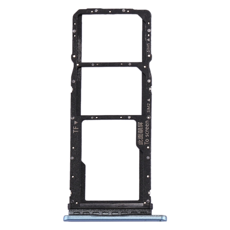 SIM Card Tray + SIM Card Tray + Micro SD Card Tray for Huawei P40 Lite E / Enjoy 10(Blue) - Card Socket by PMc TechLife | Online Shopping South Africa | PMc TechLife | Buy Now Pay Later Mobicred