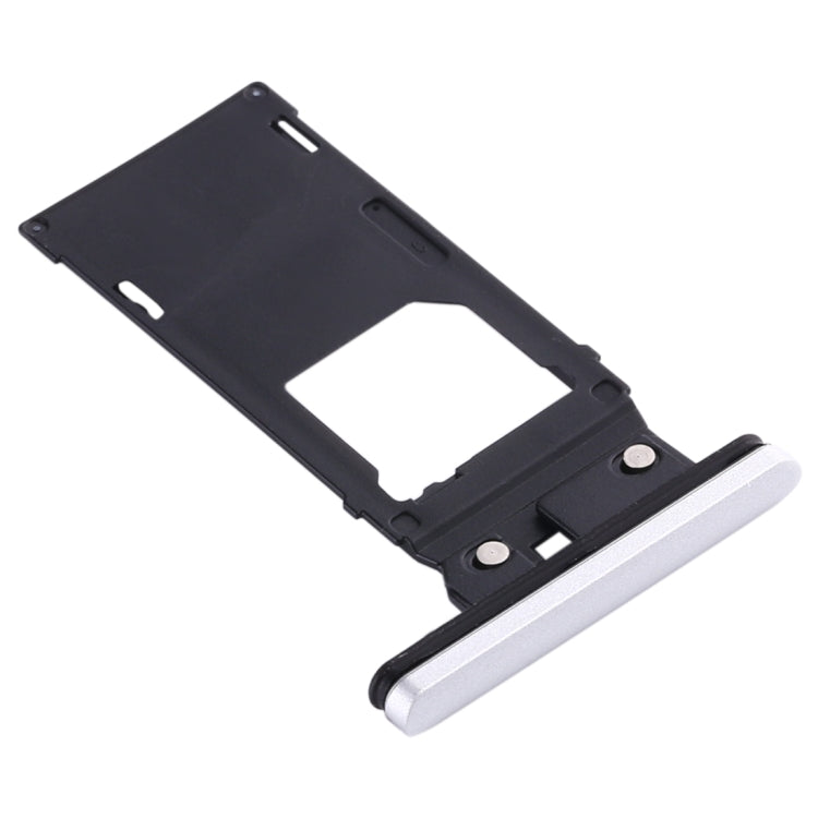 SIM Card Tray + Micro SD Card Tray for Sony Xperia XZ3(White) - Card Tray by PMc TechLife | Online Shopping South Africa | PMc TechLife | Buy Now Pay Later Mobicred