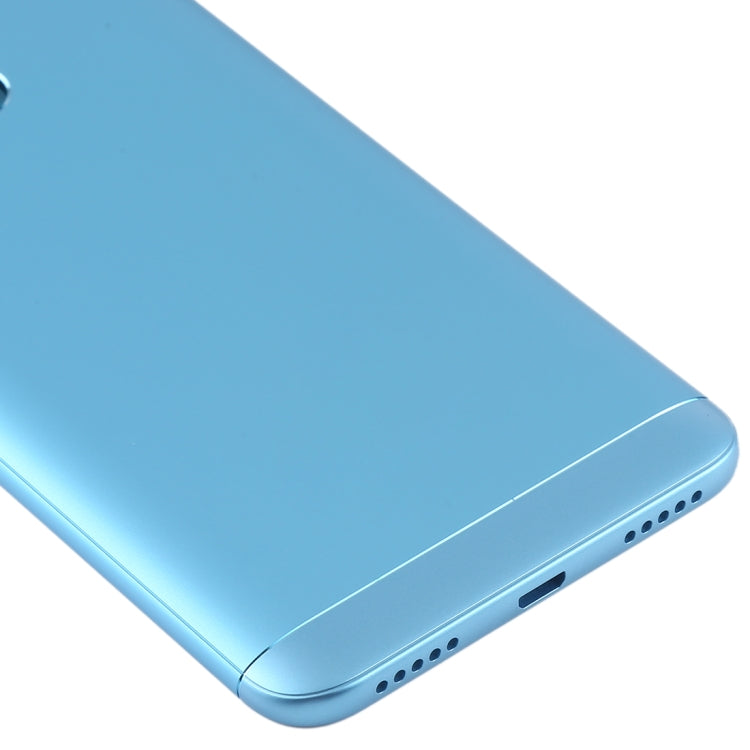 Back Cover with Camera Lens & Side Keys for Xiaomi Redmi 5 Plus(Blue) - Back Cover by PMC TechLife | Online Shopping South Africa | PMC TechLife | Buy Now Pay Later Mobicred