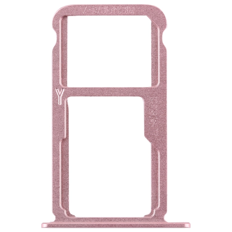SIM Card Tray + SIM Card Tray / Micro SD Card for Huawei Honor 8 (Pink) - Card Socket by PMc TechLife | Online Shopping South Africa | PMc TechLife | Buy Now Pay Later Mobicred
