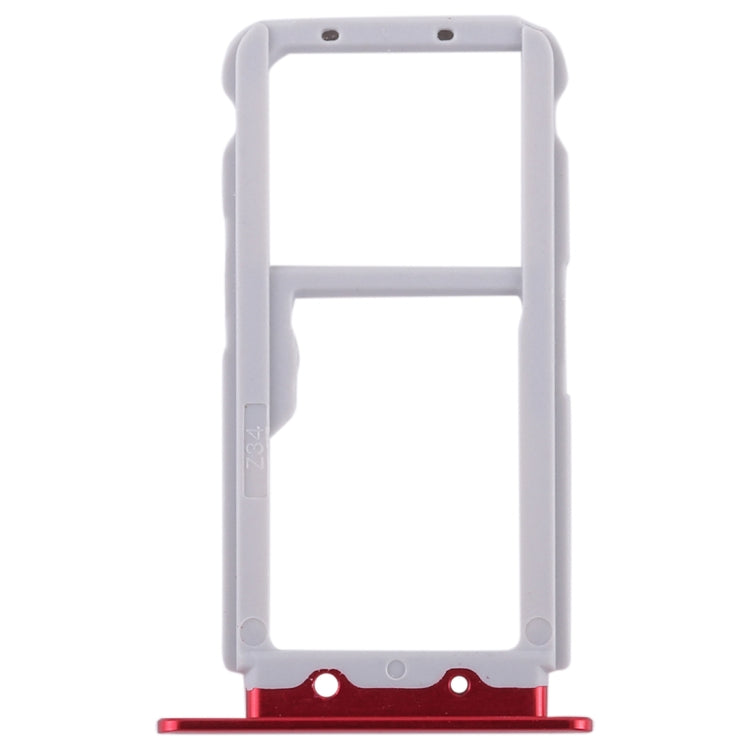 2 SIM Card Tray / Micro SD Card Tray for Huawei Nova 2s(Red) - Card Socket by PMc TechLife | Online Shopping South Africa | PMc TechLife | Buy Now Pay Later Mobicred