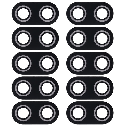 10 PCS Back Camera Lens Cover for Asus ZenFone Max Plus(M1) X018DC Pegasus 4s ZB570TL 5.7 inch (Black) - Camera by PMC Jewellery | Online Shopping South Africa | PMC Jewellery | Buy Now Pay Later Mobicred