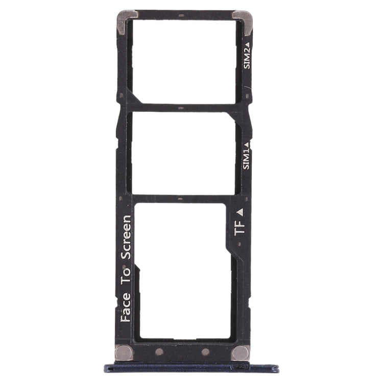 2 SIM Card Tray + Micro SD Card Tray for Asus ZenFone 4 Max ZC520KL(Blue) - Card Tray by PMc TechLife | Online Shopping South Africa | PMc TechLife | Buy Now Pay Later Mobicred