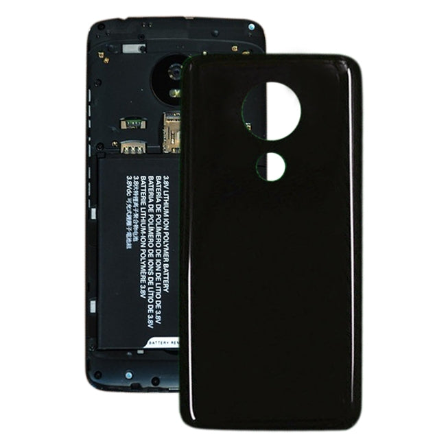 Battery Back Cover for Motorola Moto G7 Power(Black) - Back Cover by PMc TechLife | Online Shopping South Africa | PMc TechLife | Buy Now Pay Later Mobicred